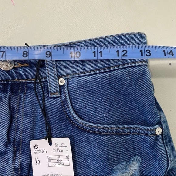 Mango Denim Embroidered Shorts - Picture 9 of 9